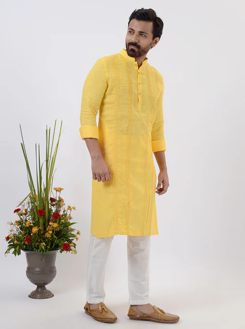Mustard Kurta Pajama