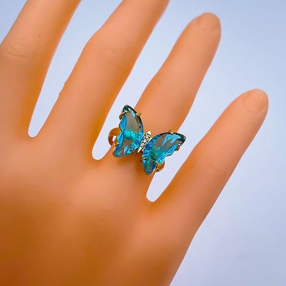 Gold Crystal Ring