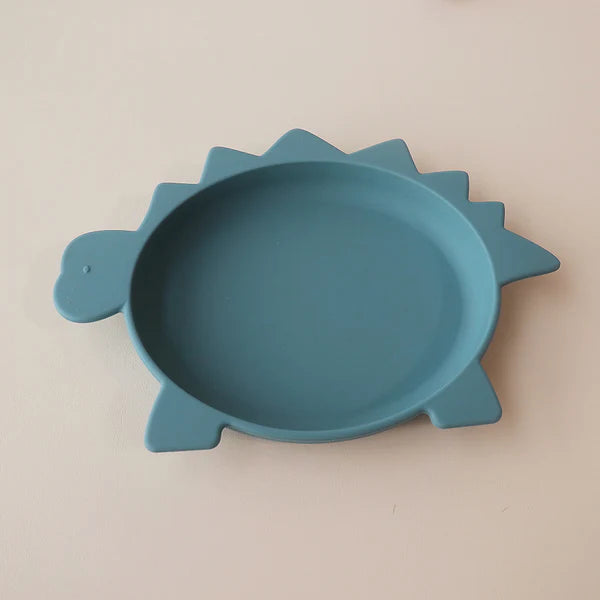 Stegosaurus Small Plate - Smoke Blue