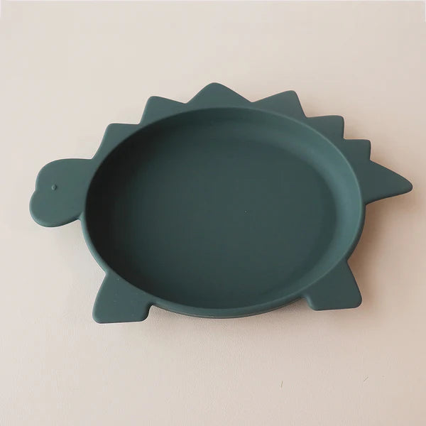 Stegosaurus Small Plate - Forest Green