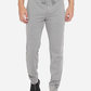 Grey Solid Regular Fit Track Pants