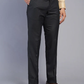 Black Solid Slim Fit Formal Trouser