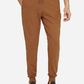 Brown Solid Slim Fit Track Pant