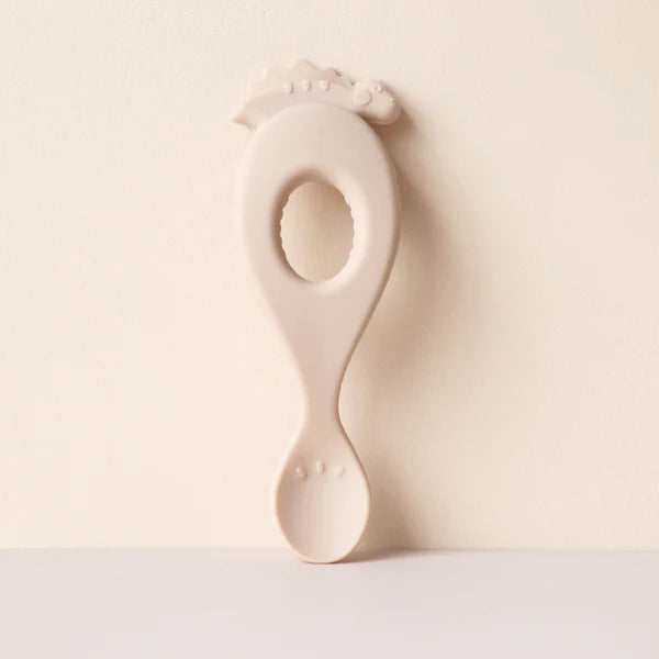 Dinosaur Spoon - Oatmeal Mist