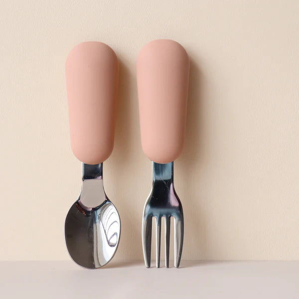 Babies Cutlery Set - Rose Dust