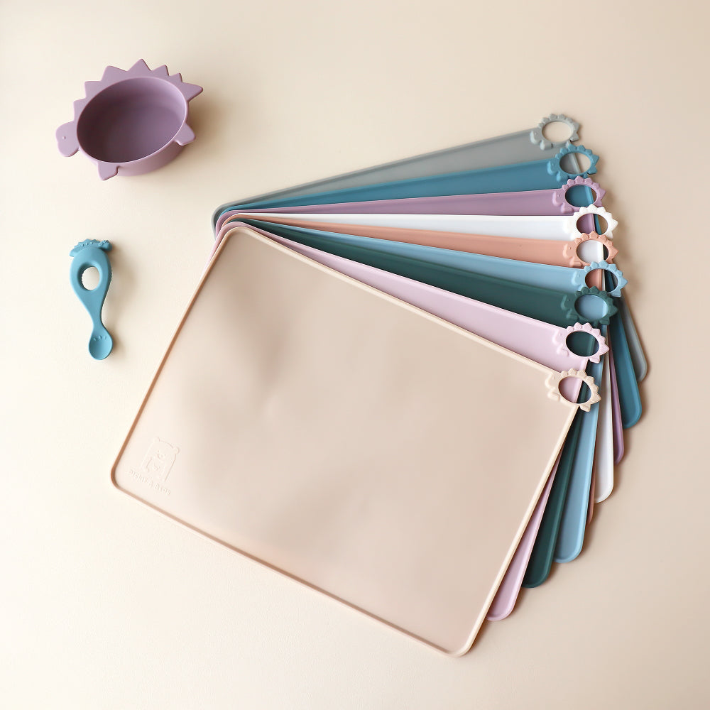 Silicone Placemat - Oatmeal Mist