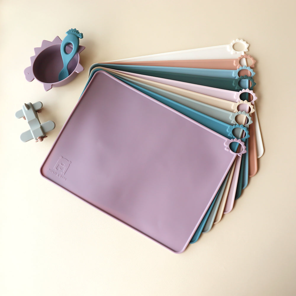 Silicone Placemat - Hushed Plumb