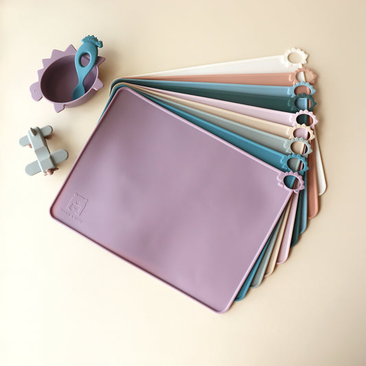 Silicone Placemat - Hushed Plumb