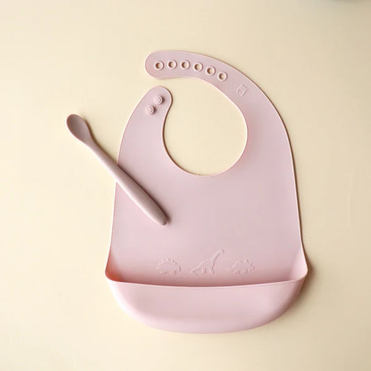 Bib and Spoon Set - Lilac Whisper