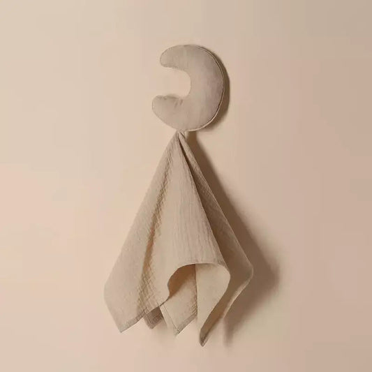 Organic Cotton Moon-Shaped Lovey
